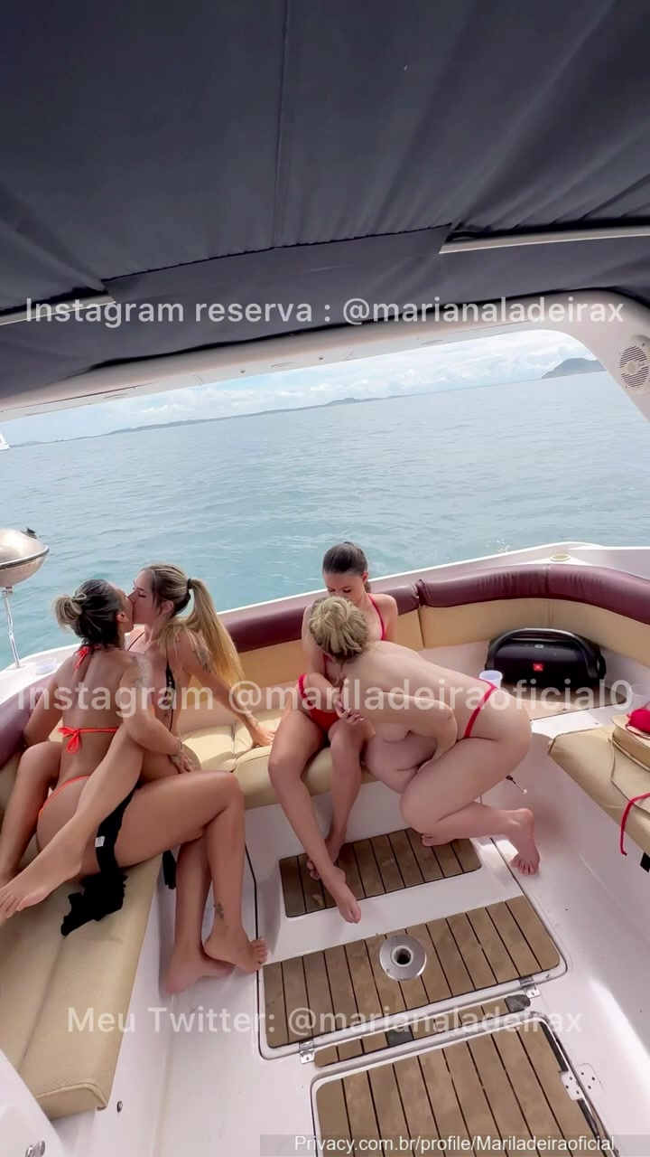 xxx Lilika Teixeira, Natasha Steffens e Mari Ladeira se pegando na lancha mulher pelada xvideos